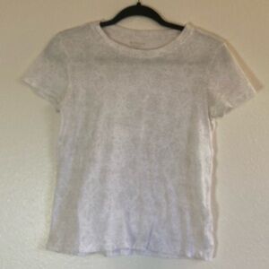 Snake Print Cotton T Shirt